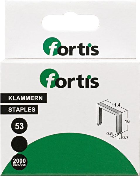 Feindrahtklammer 10mm a2000Stk. FORTIS