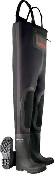 Wathose Dunlop Purofort Neoprene, S5, Gr. 45