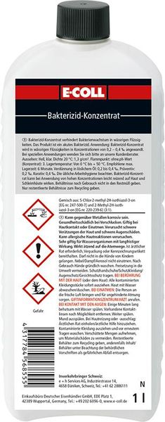 Bakterizid Konzentrat 1kg Dose E-COLL