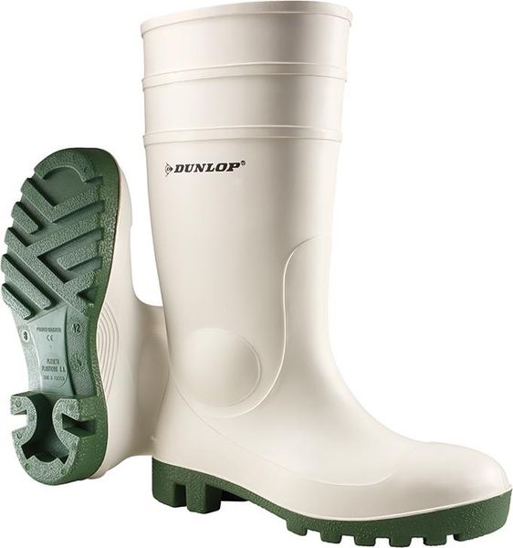 Stiefel Dunlop Protomastor, weiß,grün, Gr.38