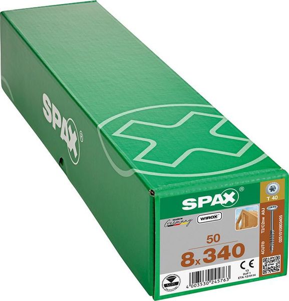 SPAX Telko T-STAR+ 8,0 x 340/80 Wirox