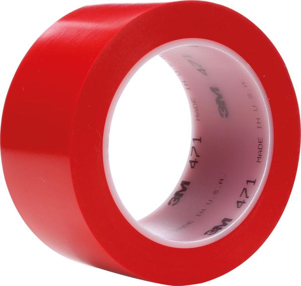 Weich-PVC-Klebeband 471 F, Rot, 25 mm x 33 m 3M"