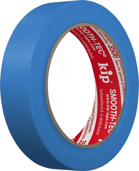 3508 SMOOTH-TEC blau Glattkrepp 24 mm x 50 m