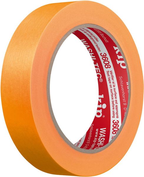 Kip WASHI-TEC® STANDARD Goldkrepp® orange 24 mm x 50 m