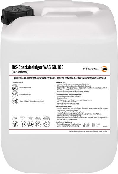 IBS-Spezialreiniger WAS 60.100 20L (Harzentferner)