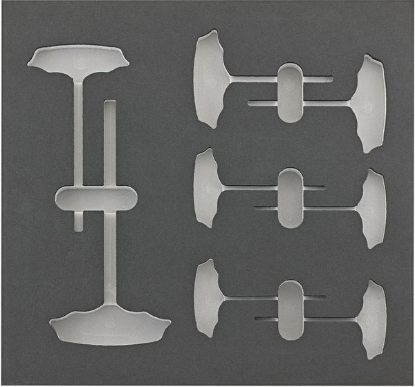 Werkzeugmodul 2/3 leer T-Griff Innensechskant FORTIS