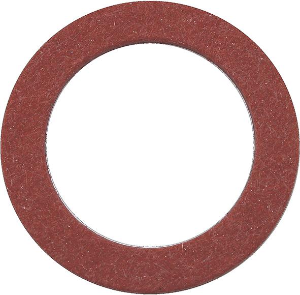 Flachdichtring Vulkanfiber, rot, 21 x 17 x 1 mm