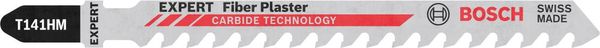 Stichsägeblatt EXPERT T 141 HM Bosch VE à 3 Stück Fiber Plaster