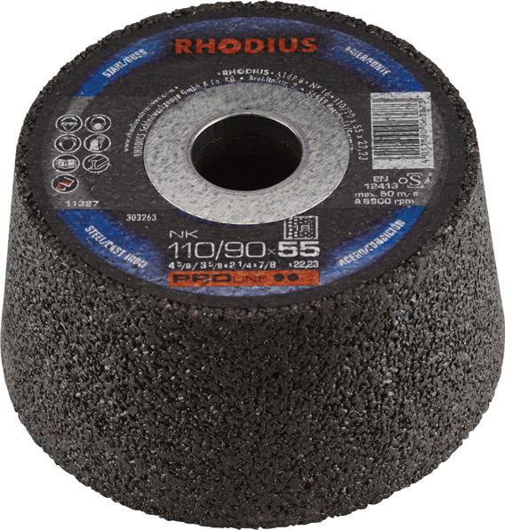 Schleiftopf NK 110/90 x 55 mm Rhodius