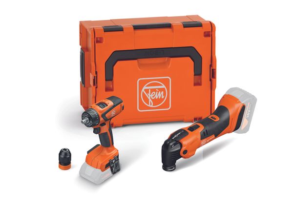 FEIN Vorteils-Combo Akku MULTIMASTER AMM 500 & Akku-Bohrschrauber ASCM 18 QSW AS FEIN Vorteils-Combo Akku MULTIMASTER AMM 500 & Akku-Bohrschrauber ASCM 18 QSW AS