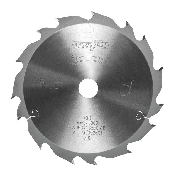 Sägeblatt KSB-WL160 GT, HW, 160 x 1,8 x 20mm, Z15-5, WZ/FZ