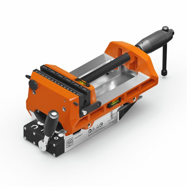 Magnetschraubstock mit Spannweite 160 mm und Backenbreite 150 mm Magnetschr