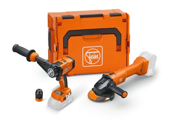 Vorteils-Combo Akku Akku-Bohrschrauber ASCM 18-4 QM AS & Akku-Winkelschleifer