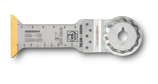 E-Cut Bi-Metall Sägeblatt mit TiN-Beschichtung, Länge 78 mm, Breite 42 mm, VE 1