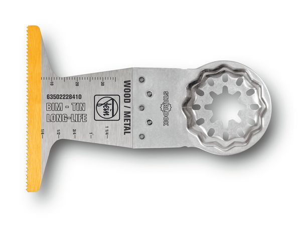 E-Cut Bi-Metall Sägeblatt mit TiN-Beschichtung, Länge 50 mm, Breite 65 mm, VE 3