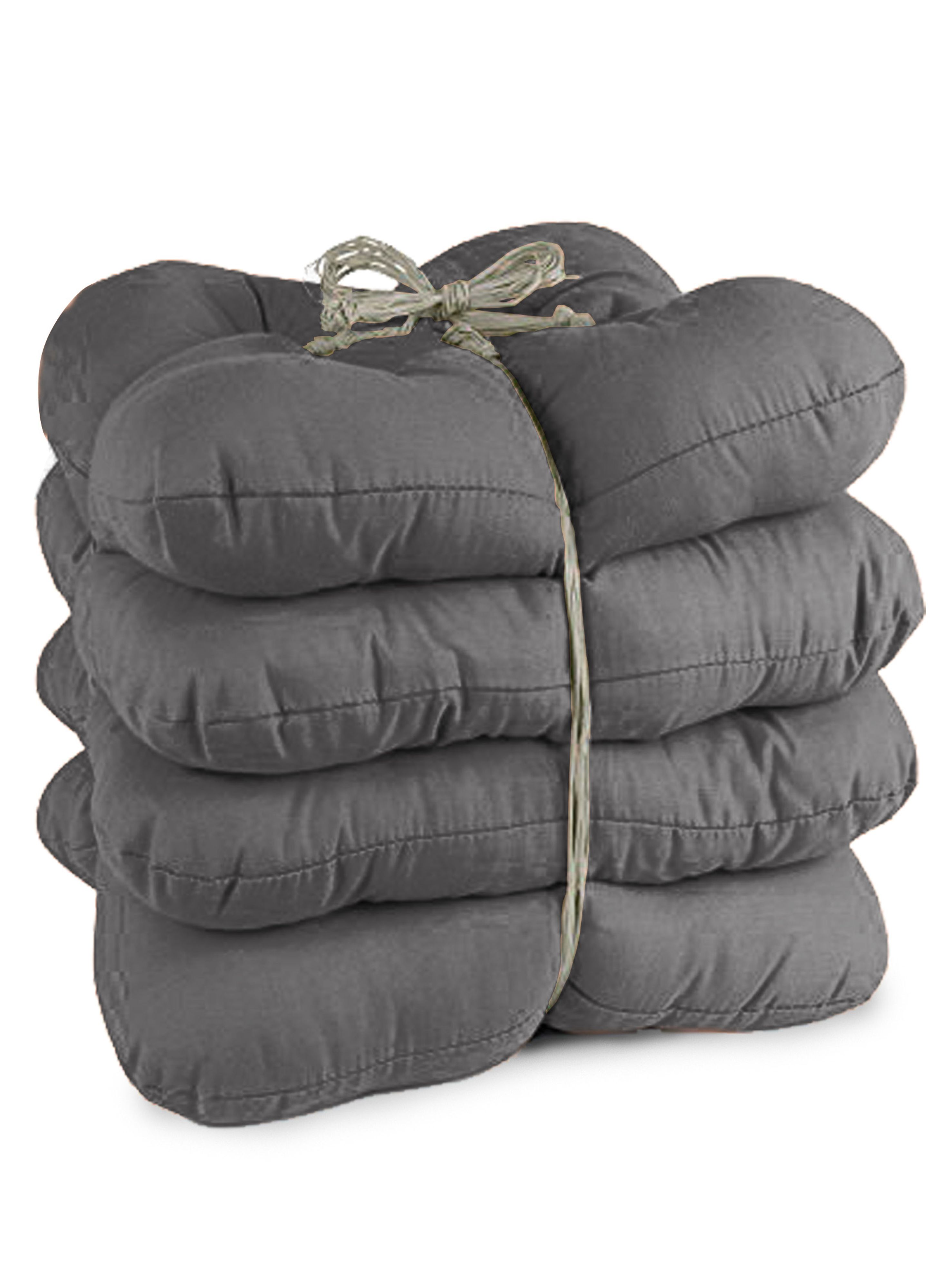 4 Stuhlkissen Sitzkissen Bodenkissen Sitz Auflage Dekokissen Set 38x38 cm