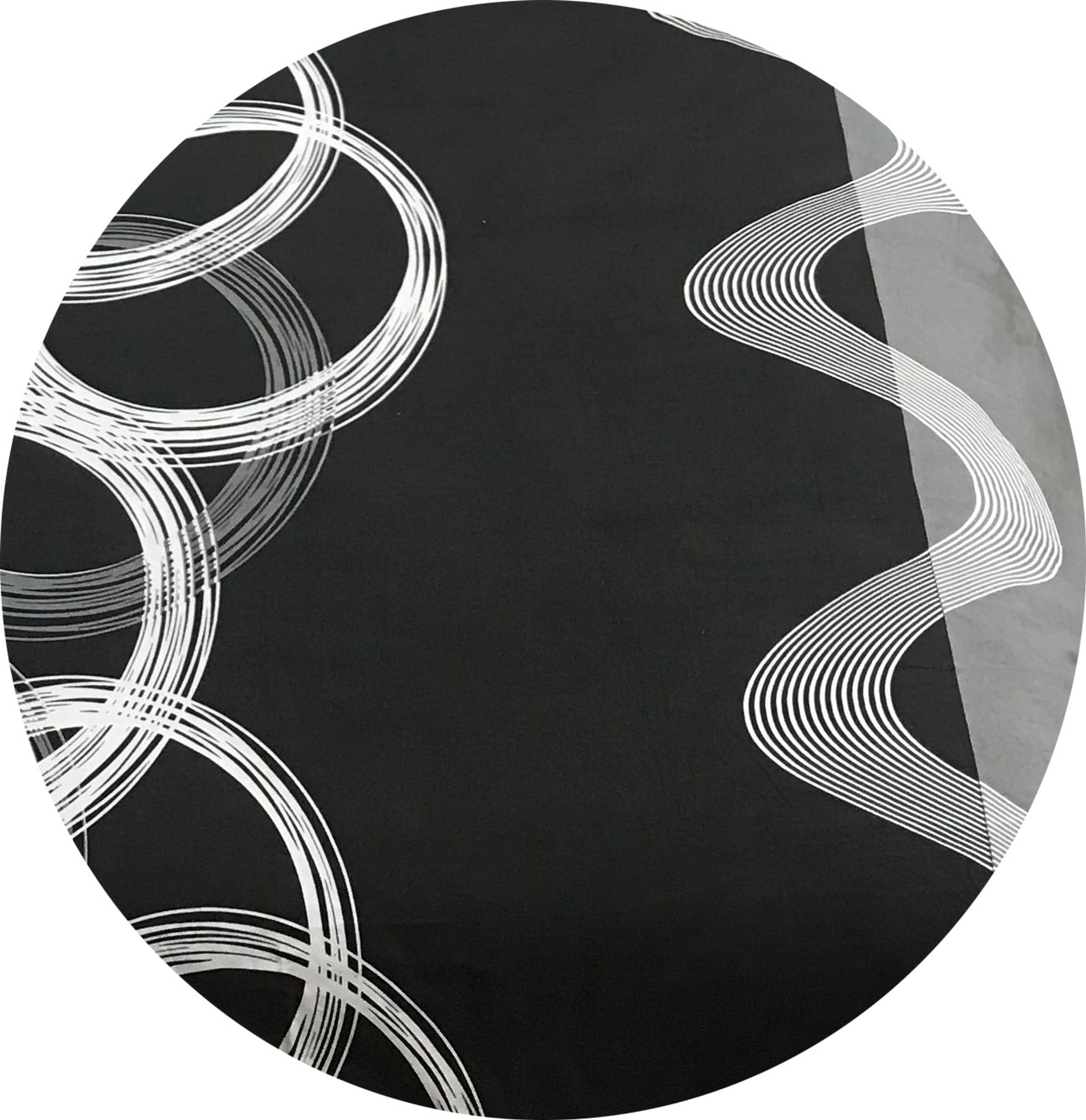 4 teilige Bettwäsche 135x200 cm Kreise grau schwarz Baumwolle Renforce Set 4 teilige Bettwäsche 135x200 cm Kreise grau schwarz Baumwolle Renforce Set