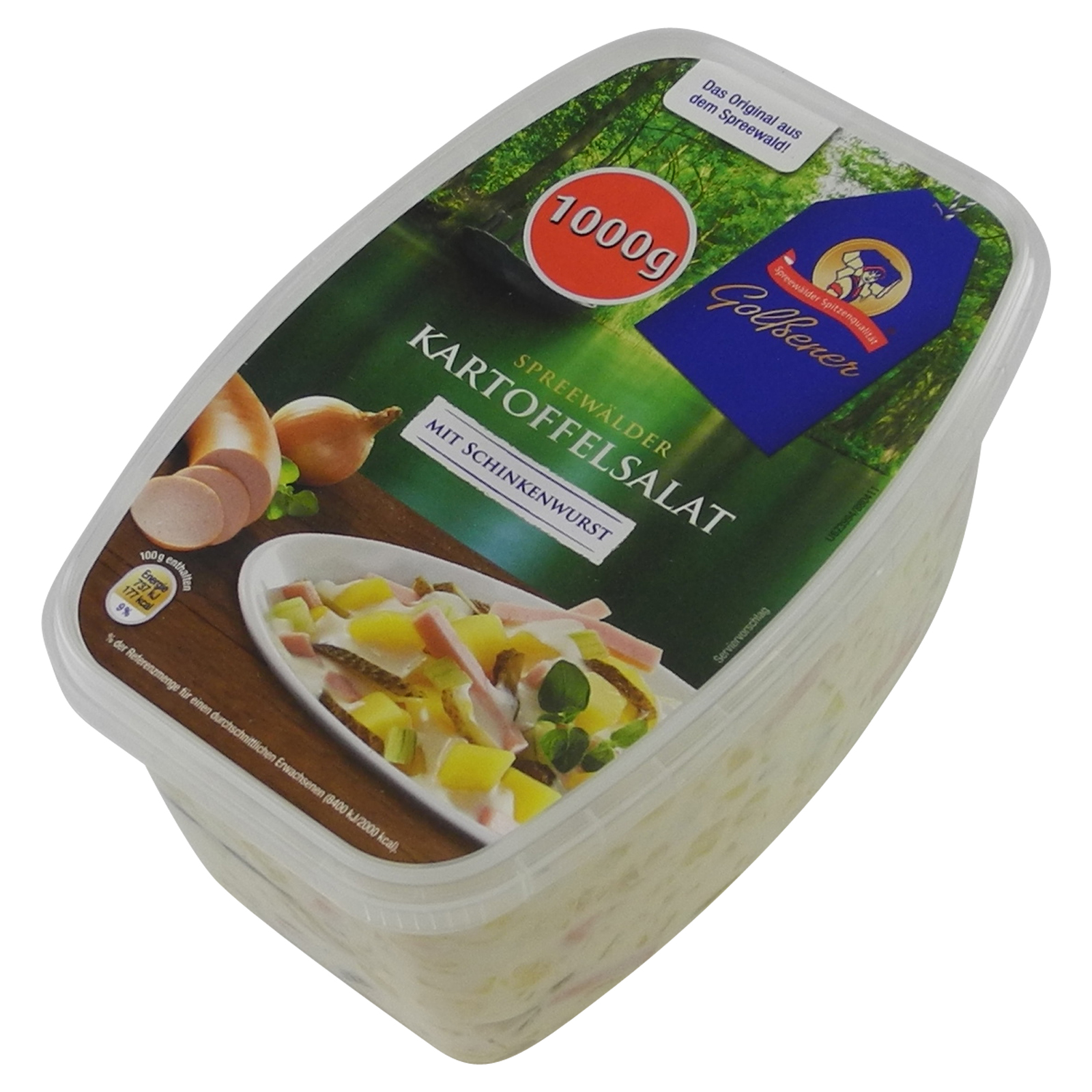 Spreewälder Kartoffelsalat mit Schinkenwurst von Golßener (1,0 kg) |  spreewald-praesente.de