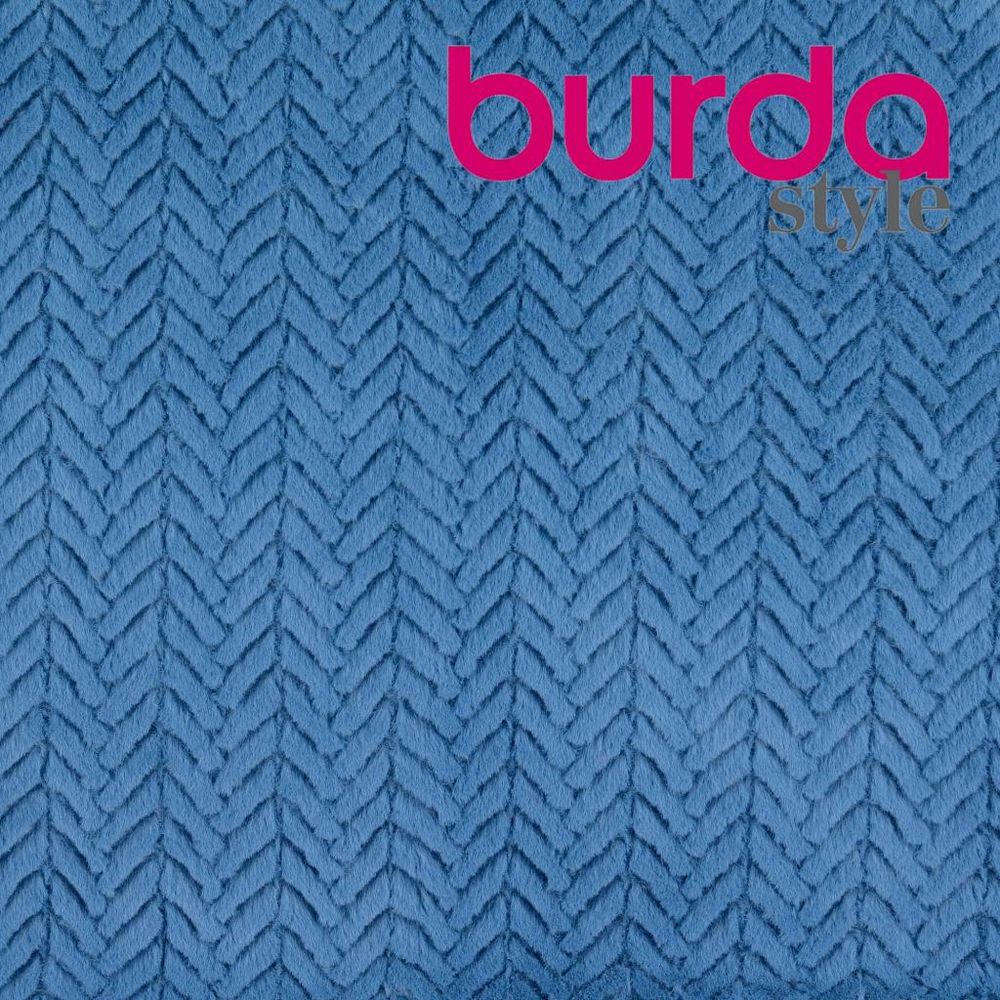 Hemmers,Plüsch,Struktur,jeansblau