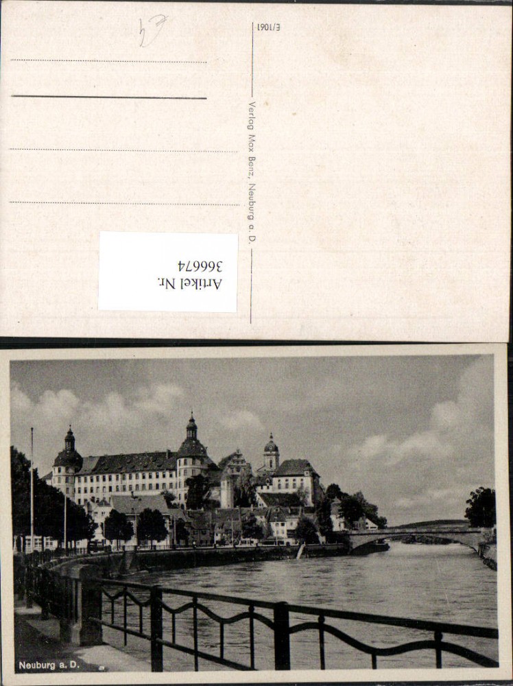 366674,Neuburg an d. Donau Teilansicht m.