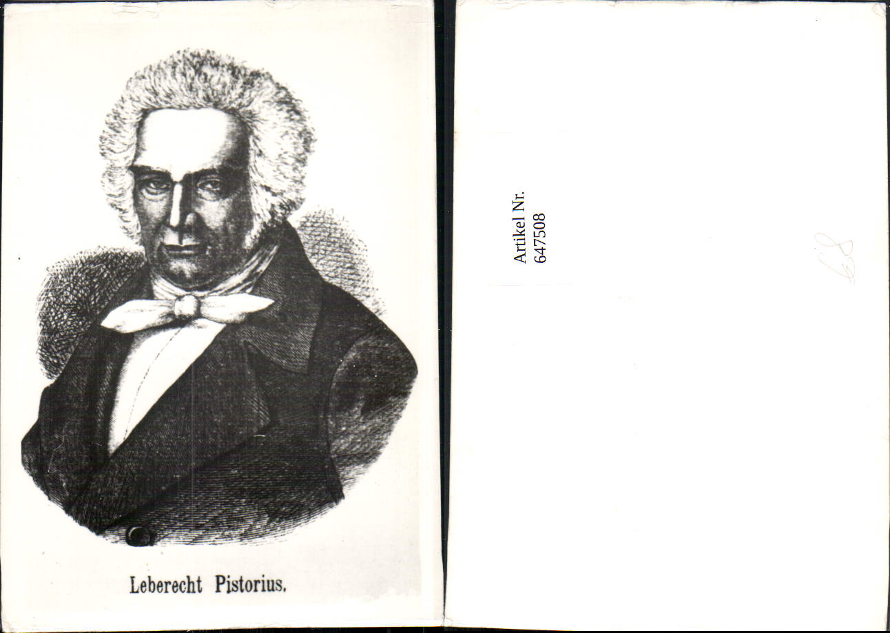 647508,Johann Heinrich Leberecht Pistorius Landwirt Landwirtschaft