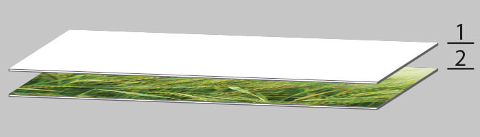Glasbild Herstellung Schritt 1