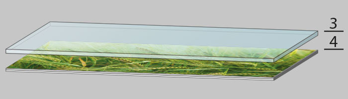 Glasbild Herstellung Schritt 2