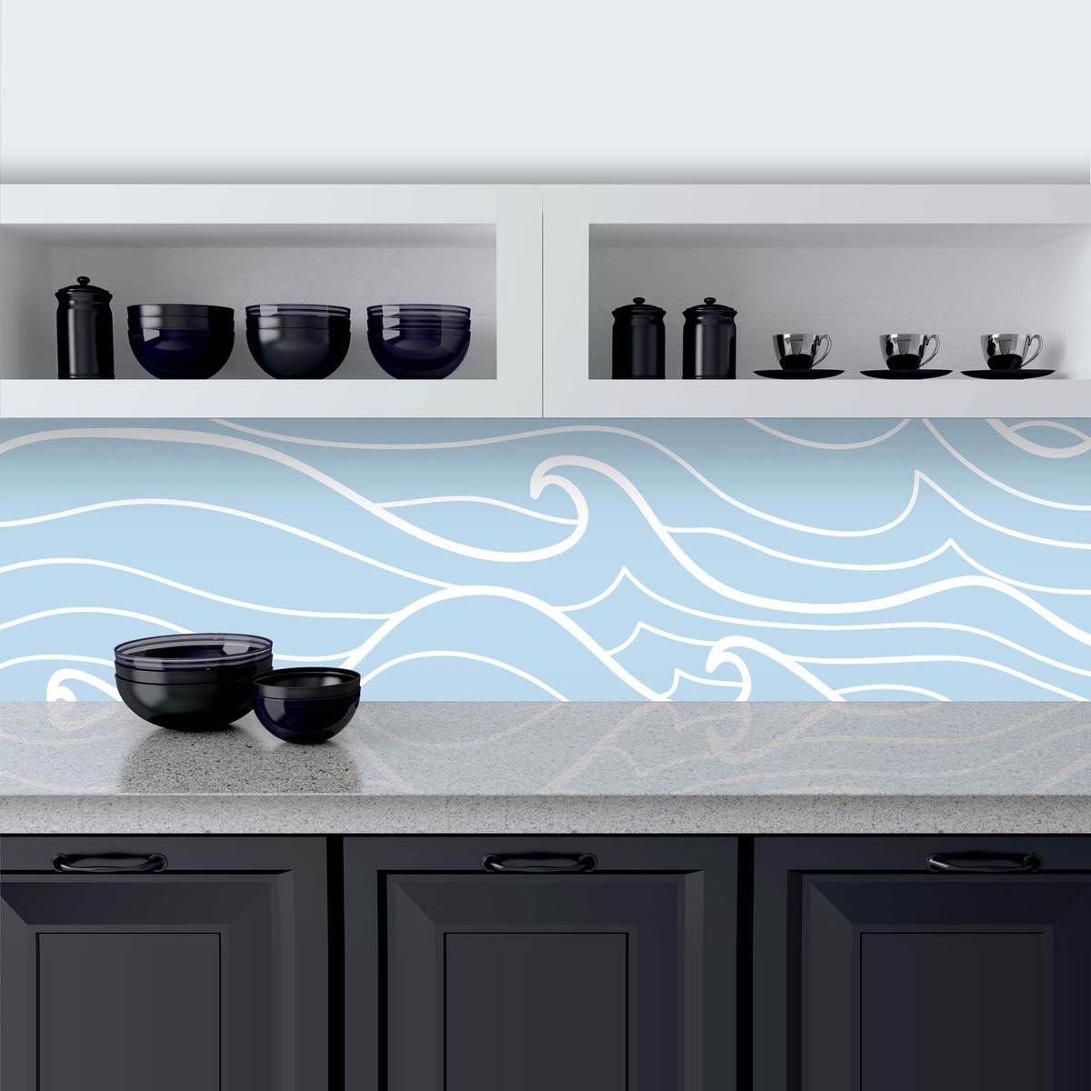 Küchenrückwand aus Glas Pure Ocean 989709302