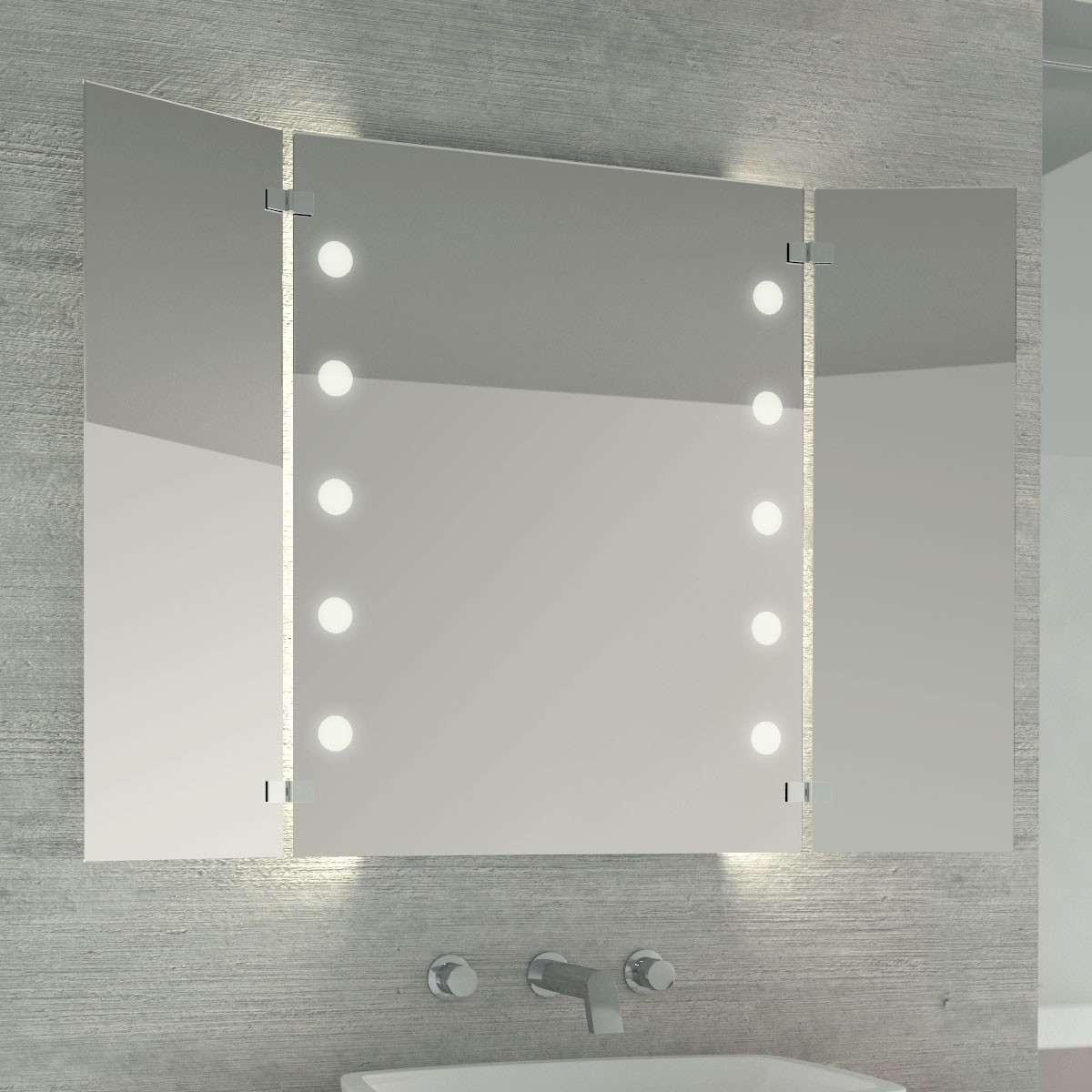 Beleuchteter Wandspiegel Solby | Badspiegel Shop