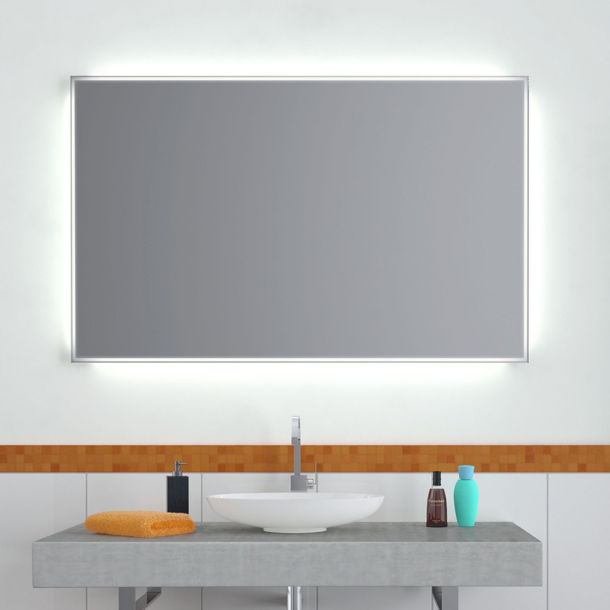 Wandspiegel LED Minimalis 989704049