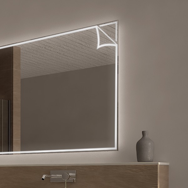 Badezimmerspiegel beleuchtet mit Motiv Sheets 989705031