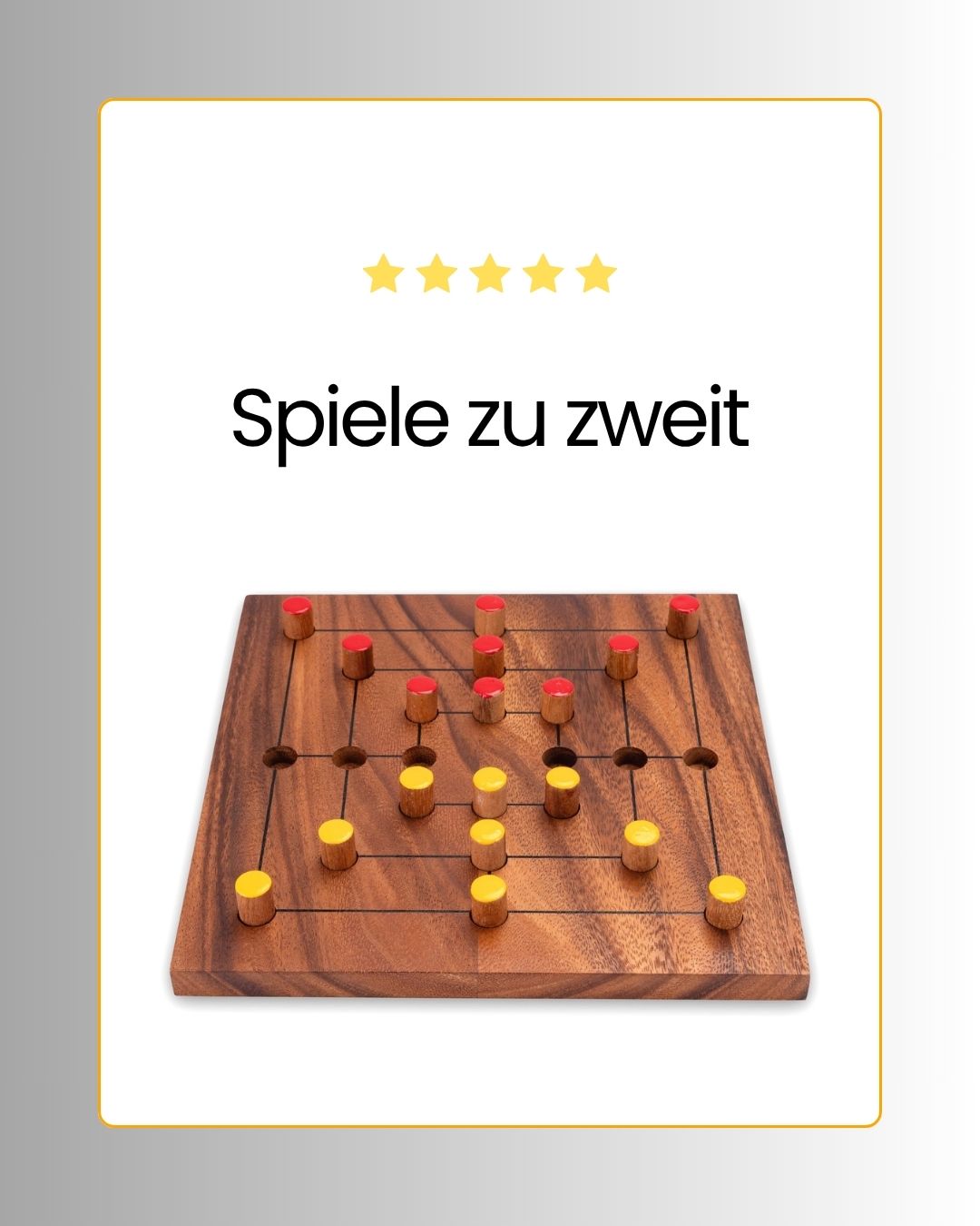 Holzspiele zu zweit