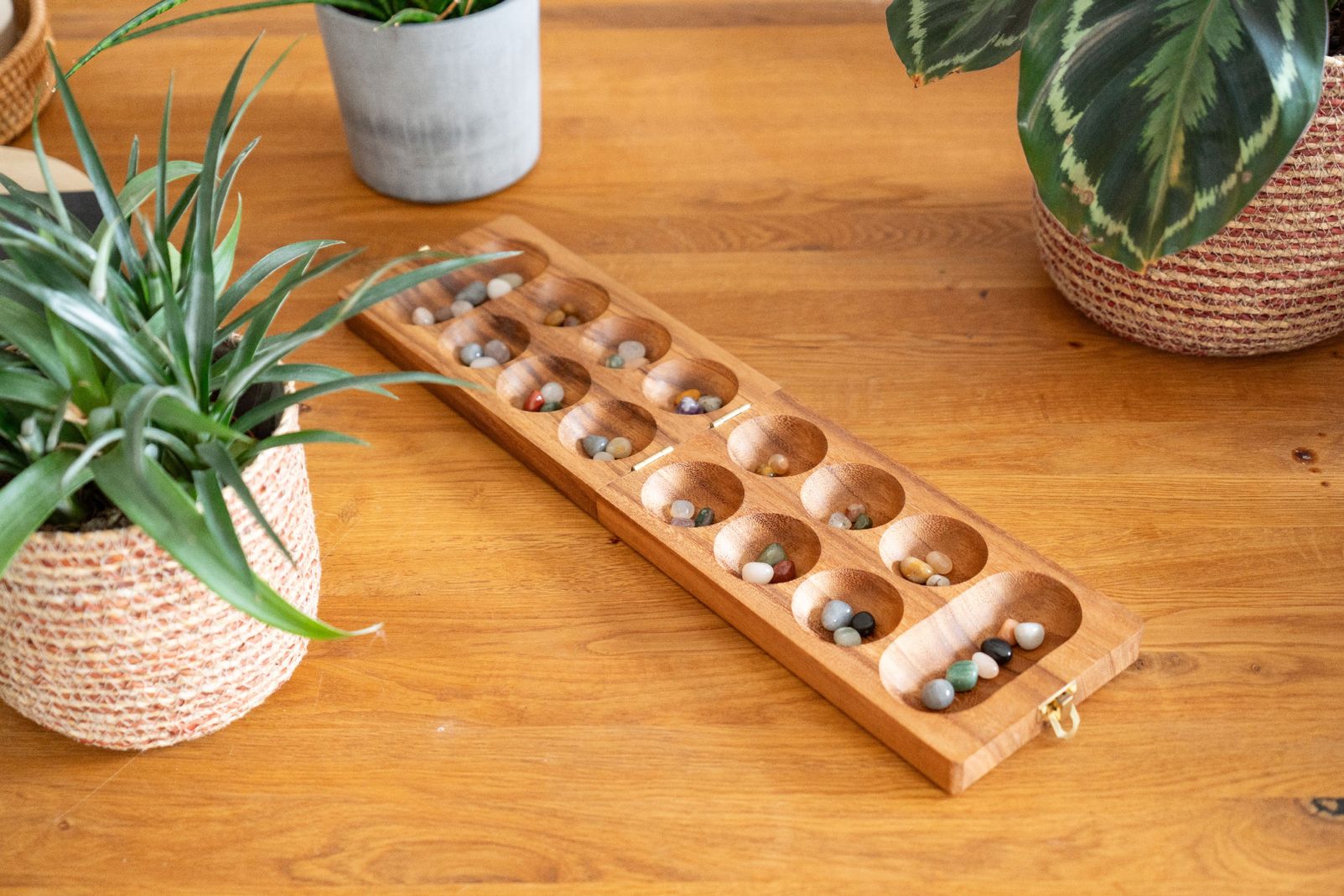 Gioco Hus - per 2 giocatori - 2a scelta - Bao - Kalaha - con gemme