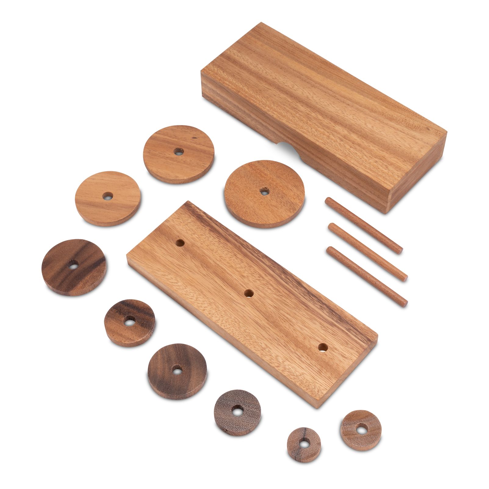 Parliky Holz Puzzle Turm Von Hanoi - Denkspiel Für Erwachsene & Kinder