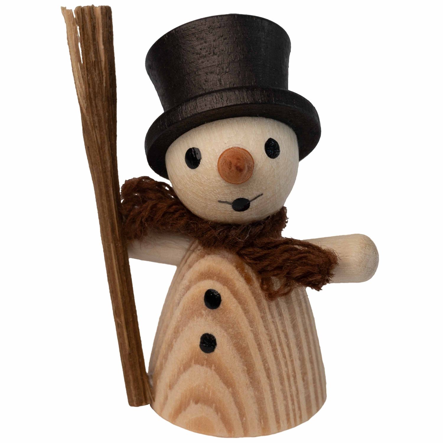 Hennig Miniatur Schneemann | Seiffener Volkskunst