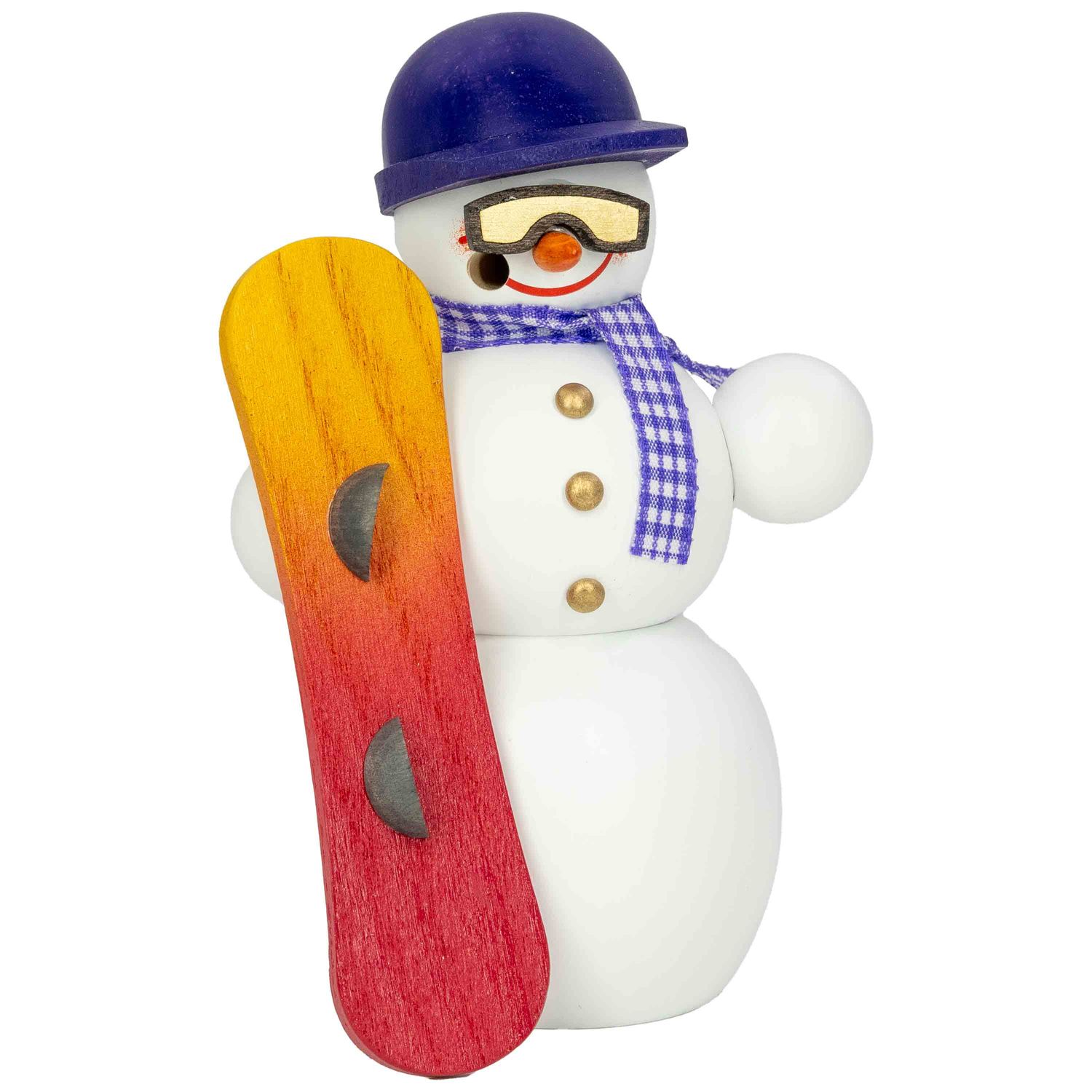 Räuchermännchen Schneemann Die Freundlichen mit Snowboard