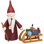 Weihnachtswichtel mit Schlitten