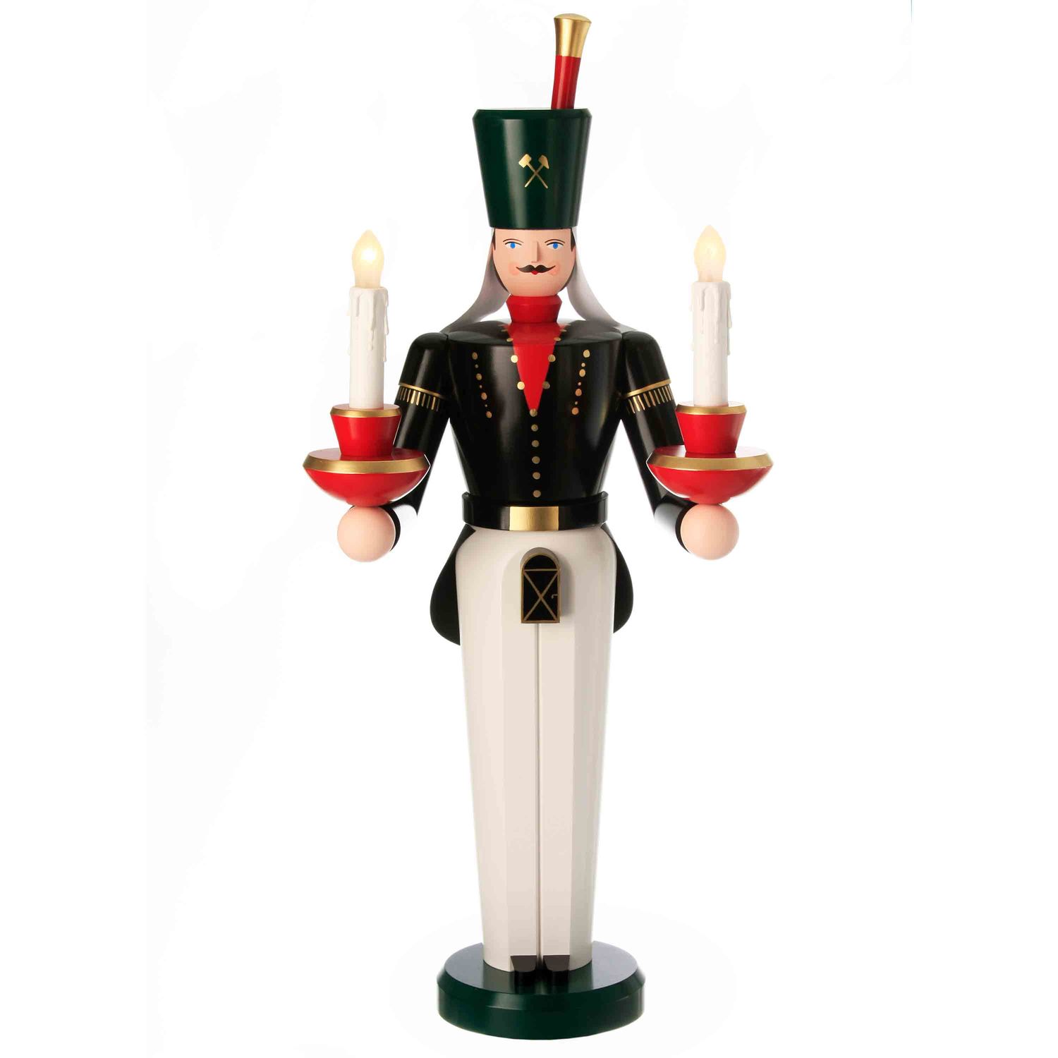 Räuchermann Bergmann Mit Kerzenhalter - Ina´s Raumschmuck