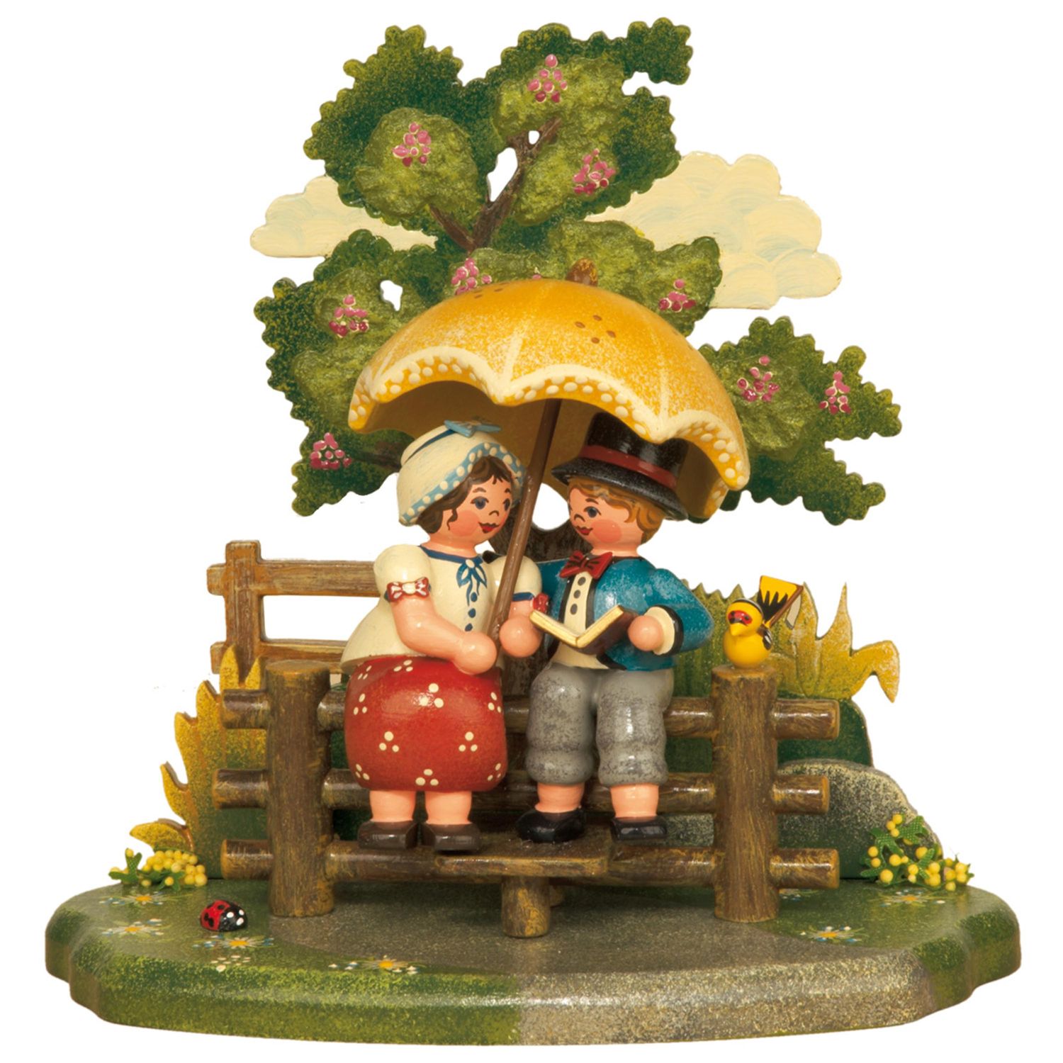 Logbuch-Verlag Herbstkinder Figuren 2er Set - 16-17cm Deko Aus Kunststein