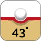 Härte 43°