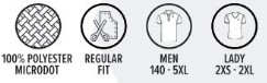 Polyester Microdot, Regular Fit