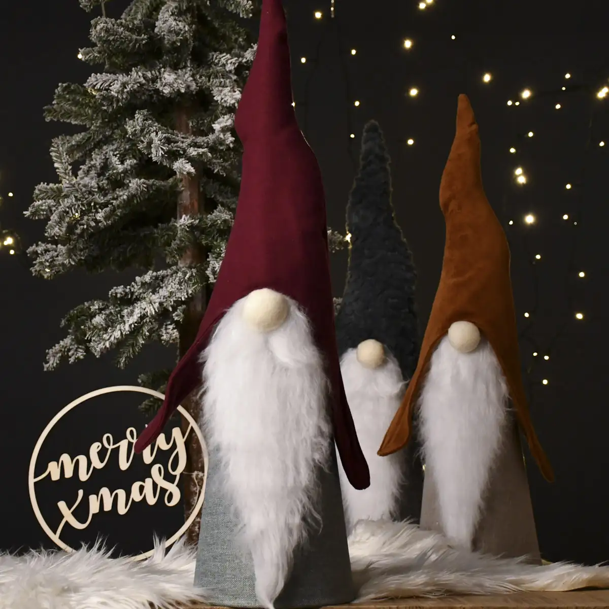 Weihnachtsdeko Wichtel aus Schultütenrohling