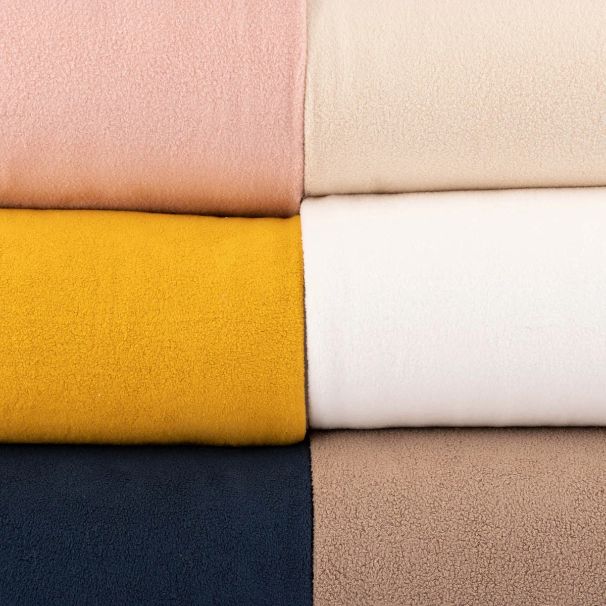 Unifarbige Sweatstoff Serie Sherpa Fleece