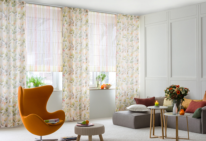 Gardinenbeispielfenster