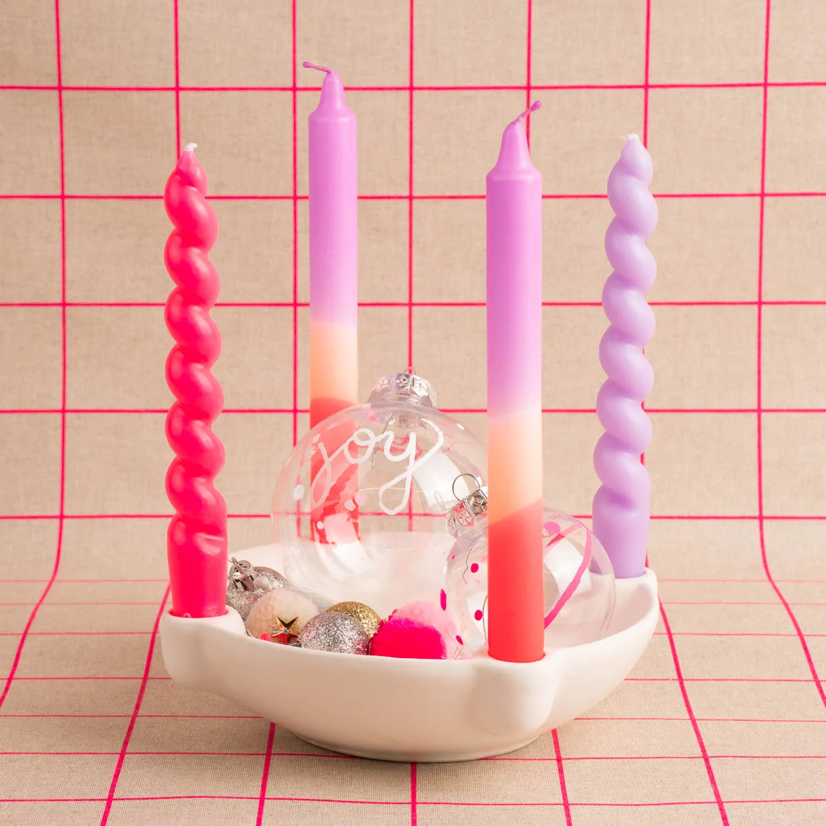 Pink Stories Kerzen Adventskranz