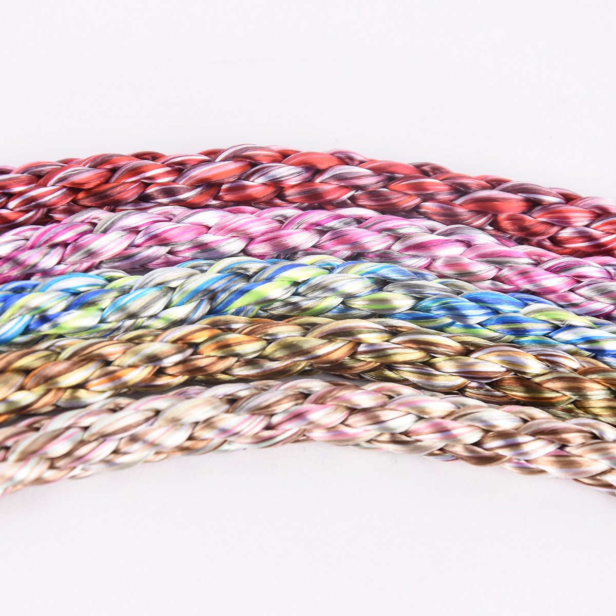 Kordel Polyester braun meliert Breite: 8mm | SCHÖNER LEBEN. Dein