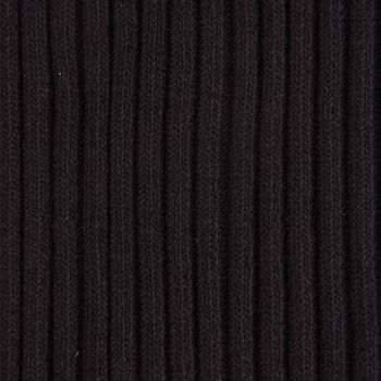 Kreativstoff Strickschlauch Bündchenstoff grob schwarz 36cm Breite