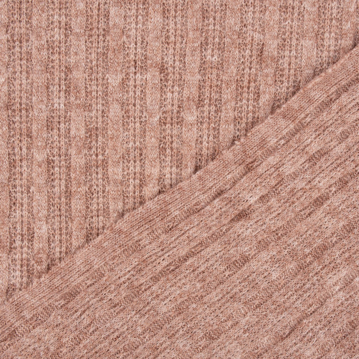 82225-Bekleidungsstoff-leichter-Viskose-Strickstoff-fein-gerippt-braun ...