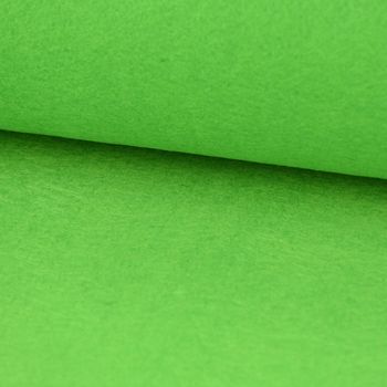 Kreativstoff Filz Meterware 3mm Stärke einfarbig grasgrün 90cm Breite