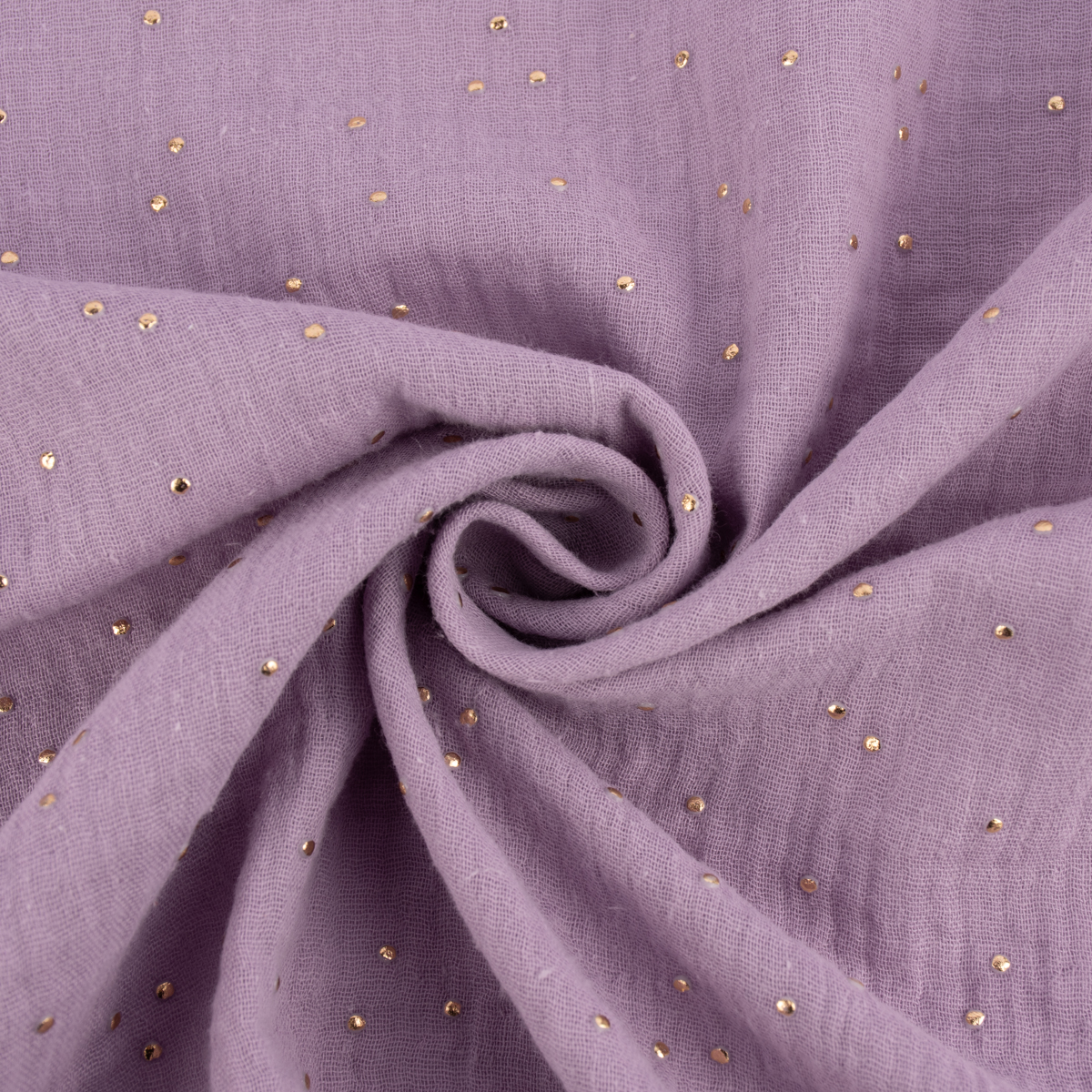 Musselin Stoff Stoff Lila Glitzer Double Gauze Muslin Fabric Pimiz